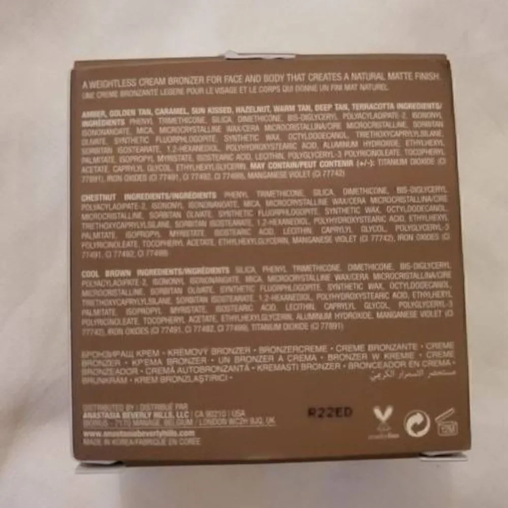 NEW Anastasia Beverly Hills Cream Bronzer in Amber Full Size